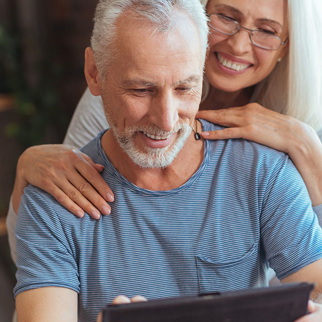 Couple Ready for Retirement Reviewing their Portfolio